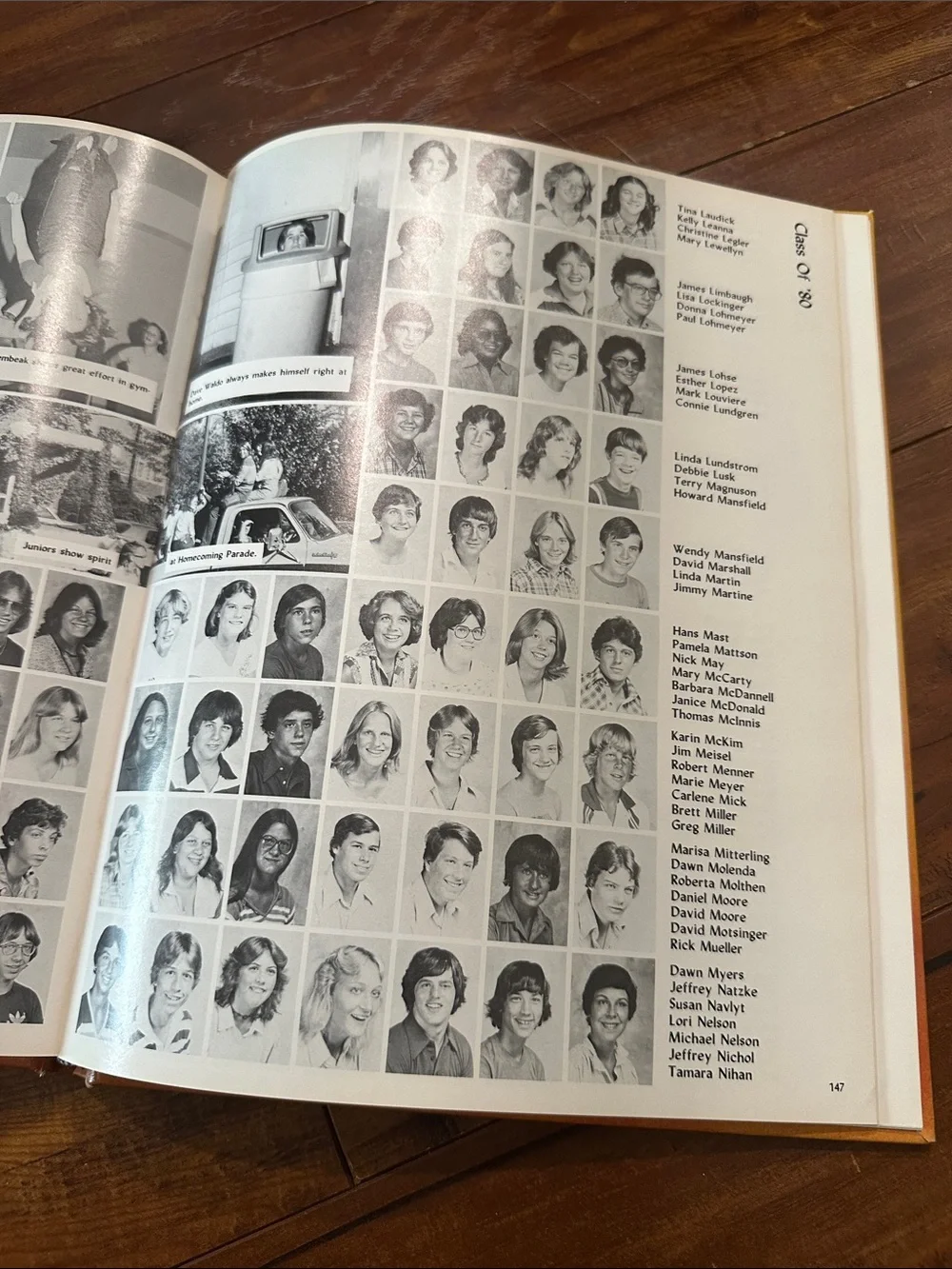 Vintage 1979 Woodstock HS Yearbook TV Guide Cover + Party Flyer